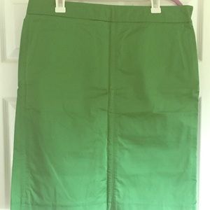 J Crew Pencil Skirt - Kelly green size 14